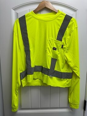 Dickies High-Visibility Neon Yellow Safety Shirt